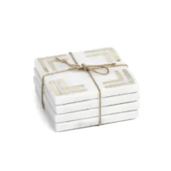 Marie Dumas Marmo Marble Coasters - Set of 4