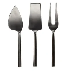 Marie Dumas Matte Black Cheese Set/3