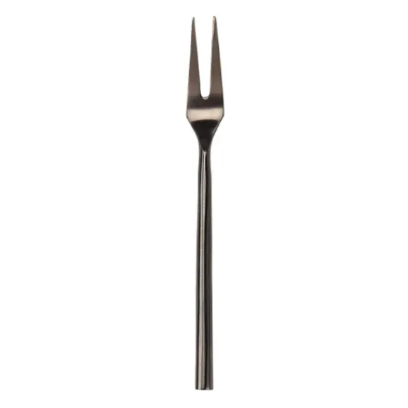 Marie Dumas Matte Black Cocktail Fork 5"