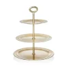 Marie Dumas Matte Silver 3 Tier Stand