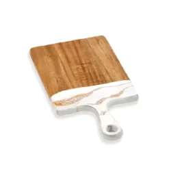 Marie Dumas Medium Acacia Gold Quartz Cheese Board
