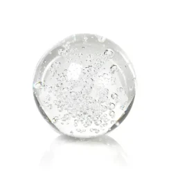 Marie Dumas Medium Crystal Ball with Bubbles