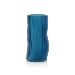 Marie Dumas Medium Indigo Glass Vase