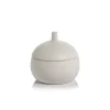 Marie Dumas Medium White Ceramic Canister