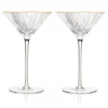 Marie Dumas Meridian Set of 2 Martini Glasses