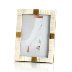 Marie Dumas Micha Bone & Brass 5x7 Frame