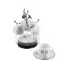 Marie Dumas Michael Aram Black Orchid Demi Tasse & Stand Set