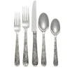 Marie Dumas Michael Aram Black Orchid 5 Piece Flatware Set