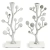 Marie Dumas Michael Aram Botanical Leaf - Set of Two Candleholders