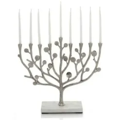 Marie Dumas Michael Aram Botanical Leaf Menorah