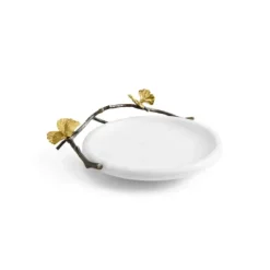 Marie Dumas Michael Aram Butterfly Ginkgo White Trinket Tray