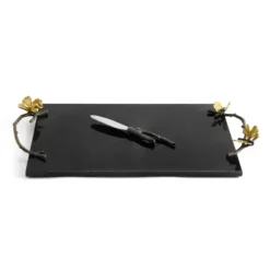 Marie Dumas Michael Aram Butterfly Ginkgo Cheeseboard with Knife