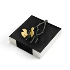 Marie Dumas Michael Aram Butterfly Ginkgo Cocktail Napkin Holder