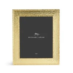 Marie Dumas Michael Aram Gold Hammertone 8x10 Frame