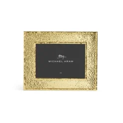 Marie Dumas Michael Aram Gold Hammertone 5x7 Frame