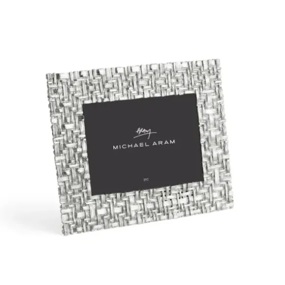 Marie Dumas Michael Aram Palm 5x7 Nickel Photo Frame