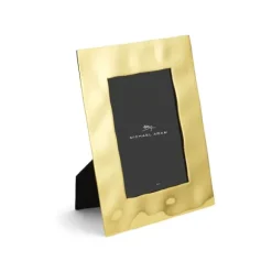 Marie Dumas Michael Aram Reflective 5x7 Gold Photo Frame