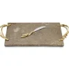 Marie Dumas Michael Aram Wheat Cheese Board w/ Knife