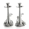 Marie Dumas Michael Aram White Orchid Candleholders