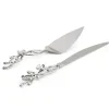 Marie Dumas Michael Aram White Orchid - Cake & Knife Servers