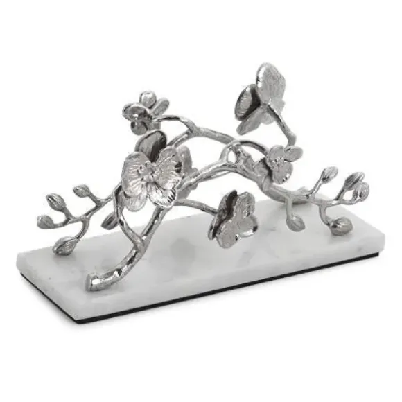 Marie Dumas Michael Aram White Orchid Napkin Holder