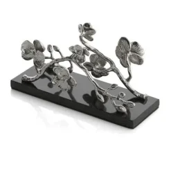 Marie Dumas Michael Aram White Orchid Vertical Napkin Holder
