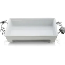 Marie Dumas Michael Aram White Orchid Casserole
