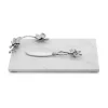 Marie Dumas Michael Aram White Orchid Small Cheese Board with Knife