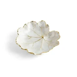Marie Dumas Michael Aram Winter Leaves Geranium Dish