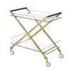 Marie Dumas Mila Gold Bar Cart