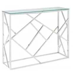 Marie Dumas Émilie Silver Console Table