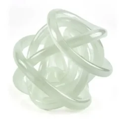 Marie Dumas Milky White Glass Knot