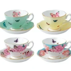 Marie Dumas Miranda Kerr Teacup & Saucer, S/4