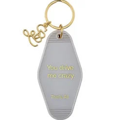 Marie Dumas Motel Key Tag - You Drive Me Crazy