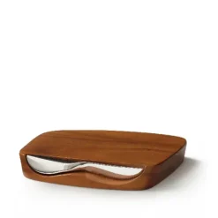 Marie Dumas Nambe Blend Bar Board with Knife