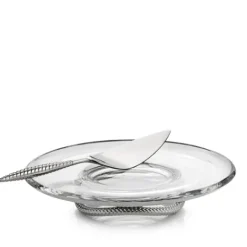 Marie Dumas Nambe Braided Pedestal with Cake Server