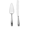 Marie Dumas Nambe Dazzle Cake and Knife Server Set