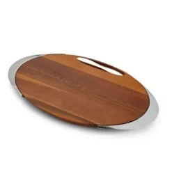 Marie Dumas Nambe Eclipse Cheese Board with Knife