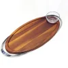 Marie Dumas Nambe Luna Appetizer Board with Dippish Dish