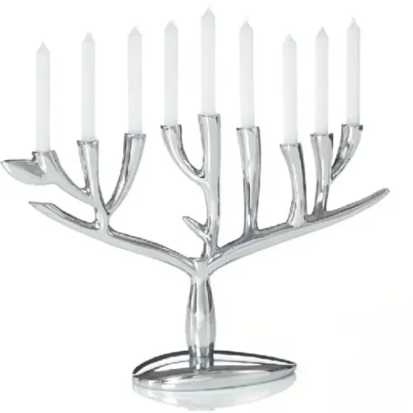 Marie Dumas Nambe Menorah - Tree Of Life