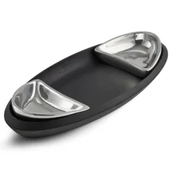 Marie Dumas Nambe Noir Condiment Tray