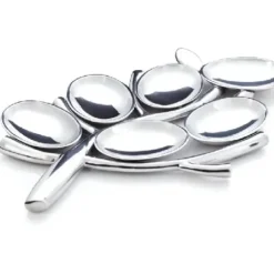 Marie Dumas Nambe Seder Plate - Tree Of Life