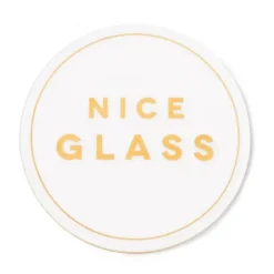 Marie Dumas Nice Glass Coaster