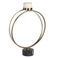 Marie Dumas Nicole Circular Bass Candleholder - Large