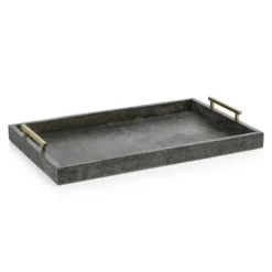 Marie Dumas Nikita Shagreen Bar Tray