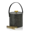 Marie Dumas Nikita Shagreen Ice Bucket with Tongs