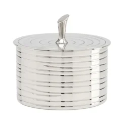 Marie Dumas Nova Etched Line Metal Canister