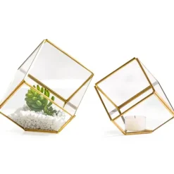 Marie Dumas Oro Cube Terrariums - Set of 2