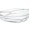 Marie Dumas Oval Glass Baking Dish - Nickel