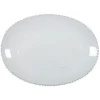 Marie Dumas Oval Platter Pearl White 40 cm